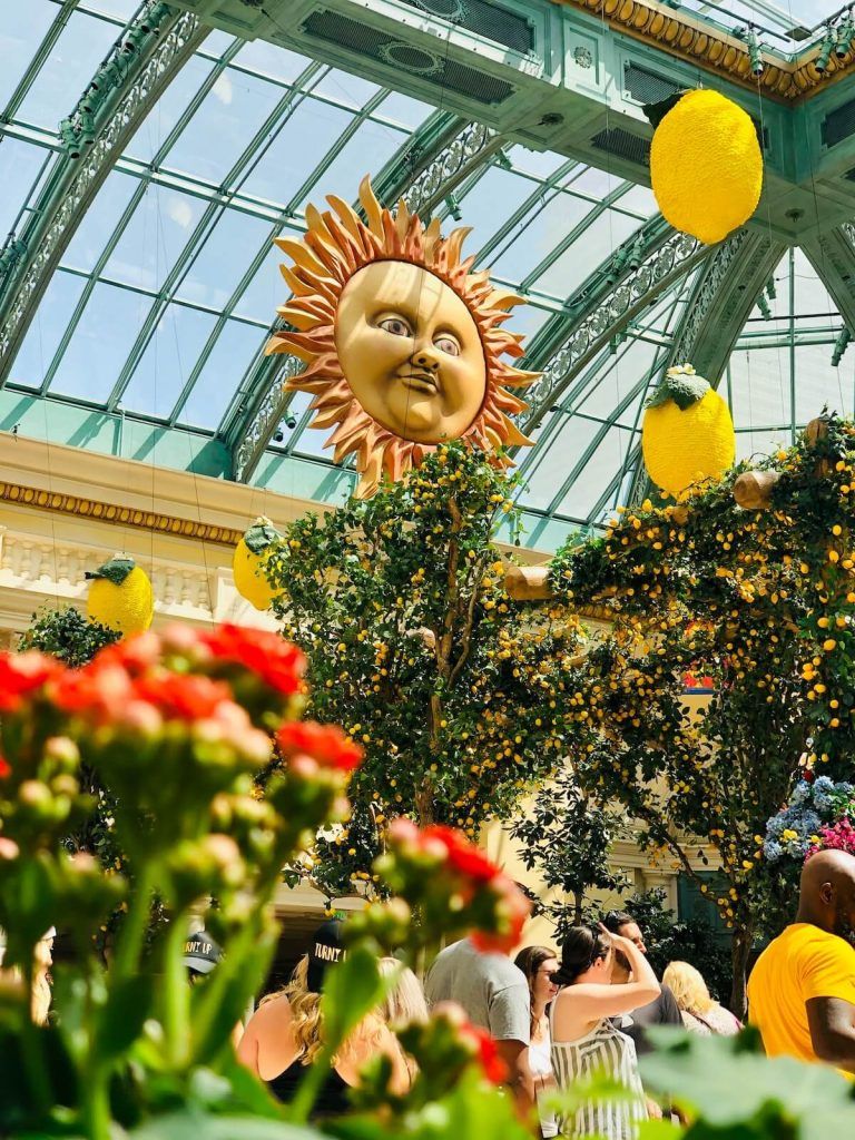 Conservatorio de flores en el Bellagio